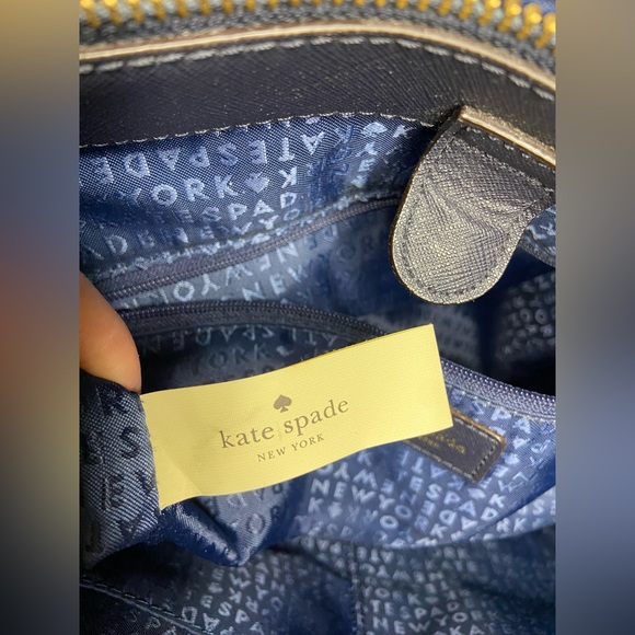 Large Dark Navy Kate Spade Purse - Picture 6 of 8